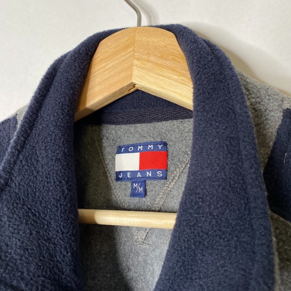 Tommy Hilfiger Denim Vintage Gray & Black fleece - Picture 3 of 9